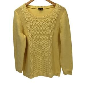Talbots Sunny Yellow Knit Sweater